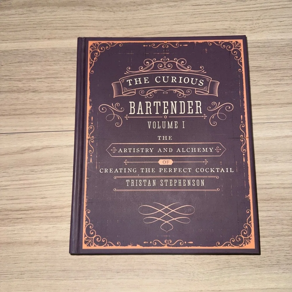 Tristan Stephenson The Curious Bartender Volume I Book Purple Hardcover Good